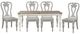 Liberty Furniture Magnolia Manor 5-Piece Antique White/Weathered Bark Optional Dining Table Set-0