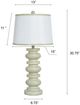 Stylecraft Pettye Ivory Table Lamp-2