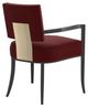 Caracole® Reserved Seating Caracole Classic Red/Seal Skin Arm Chair-2