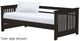 Crate Designs™ Furniture Espresso Twin XL Shaker Day Bed-0