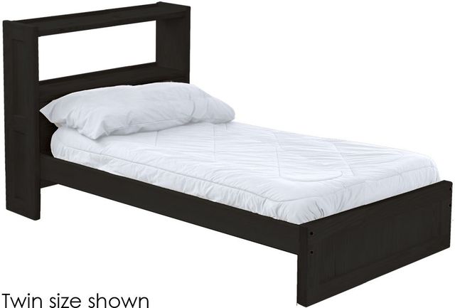 Crate Designs™ Furniture Espresso Twin XL Youth Bookcase Bed-0