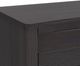 Elements International Tobias Black Dresser and Mirror Set-2