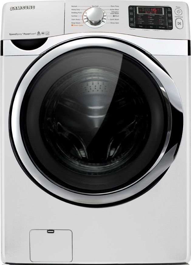 Samsung White Front Load Washer-0