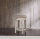 Liberty Furniture Farmhouse Reimagined Antique White/Chestnut Console Swivel Counter Stool-1