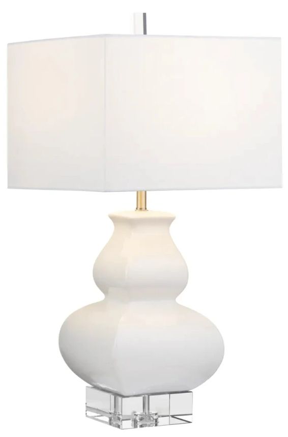 Crestview Collection Serafina White Table Lamp-4