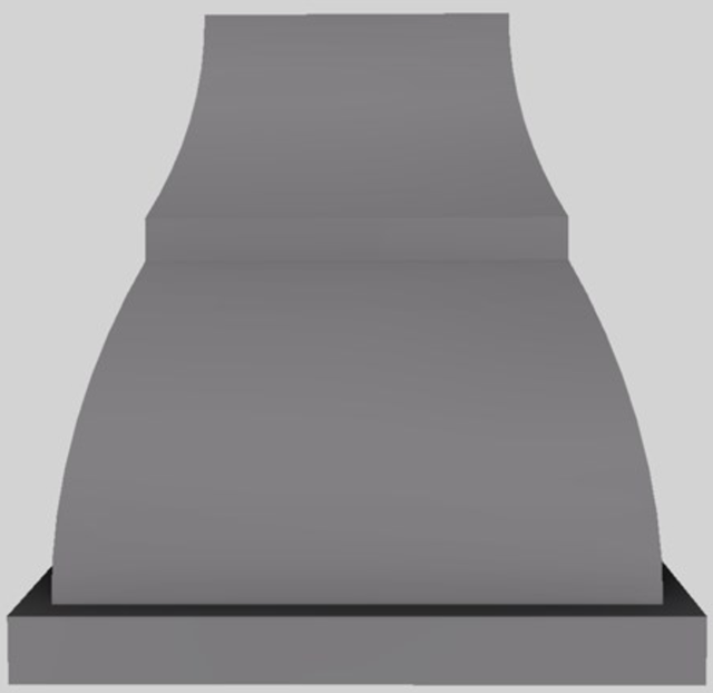 Vent-A-Hood® Designer Series 60" Gunsmoke Island Range Hood-1