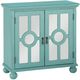 Mazin Furniture Polly Aqua Accent Chest with Mirror-0