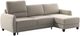Luonto® Furniture Delta 2-Piece Cloud 02/Smoked Birch Full XL Sleeper Sectional-2