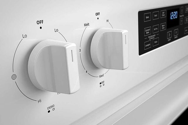 Whirlpool® 30" White Freestanding Electric Range with 5-in-1 Air Fry Oven-8