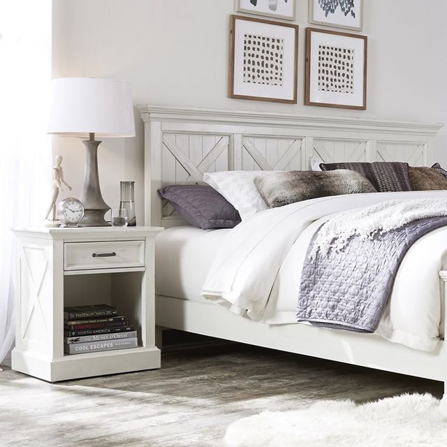 homestyles® Seaside Lodge 2-Piece Off-White King Headboard Set-3