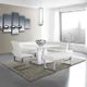 Armen Living Amanda 2-Piece White Side Chairs-2