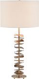 Uttermost® Akoa Warm Antique Brass Table Lamp-4