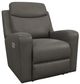 La-Z-Boy® Emmons Pewter Leather Power Rocking Recliner with Headrest-0