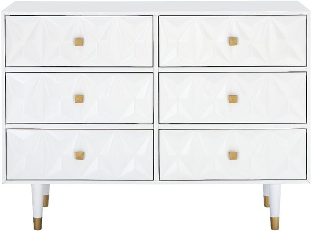 Linon Geo White Dresser-3