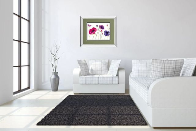 Classy Art Fanfare Il by Marilyn Robertson Mirror Framed Wall Art-2