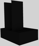 Vent-A-Hood® 30" Black Contemporary Wall Mounted Range Hood-5