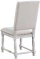Winners Only® Augusta Gray/White Upholstered Dining Side Chair-2