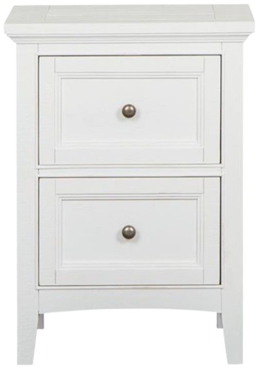 Magnussen Home® Heron Cove Chalk White Small Drawer Nightstand-1