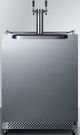Summit Commerical® 6.04 Cu. Ft. Stainless Steel Built In Outdoor Kegerator-0