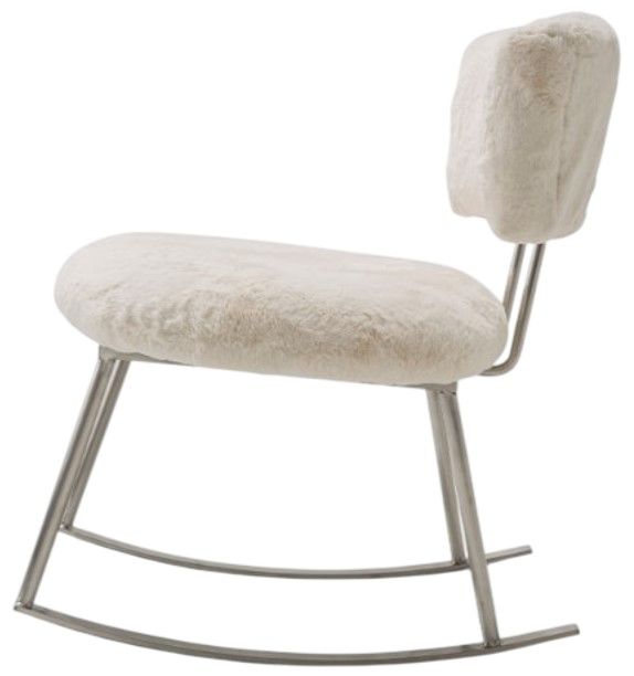 Michael Amini® A La Carte Brushed Silver/Powder Rocker-2