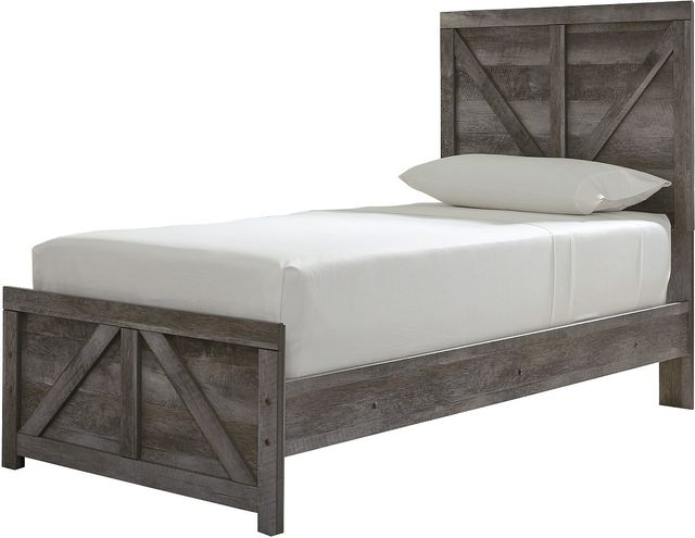 Signature Design by Ashley® Wynnlow Gray Twin Panel Rails-2