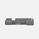 Drew & Jonathan Home ModularOne New Horizon 8-Piece Grey Modular Chaise Sectional with Console-2