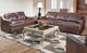 USA Premium Leather Furniture 9397 Ancient Brown Loveseat-1