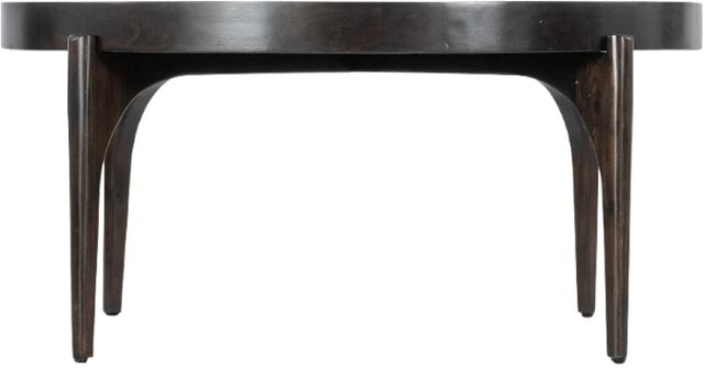 Hooker® Furniture Commerce and Market Dark Natural Round Cocktail Table-2
