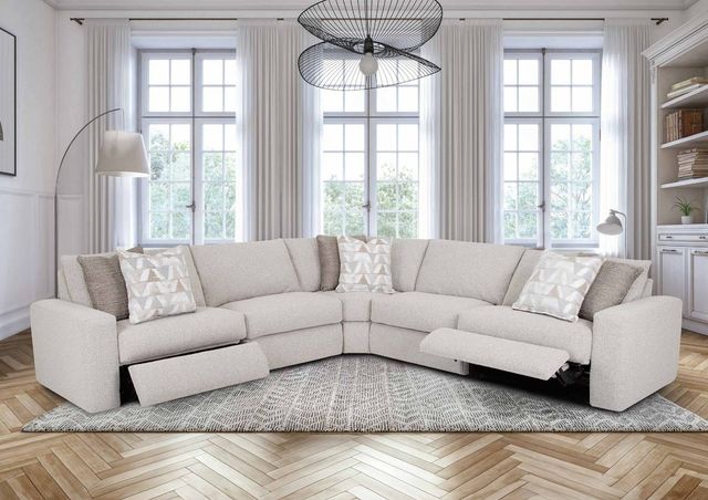 Franklin™ Toronto 5-Piece Meade Linen L-Shape Power Reclining Sectional-3