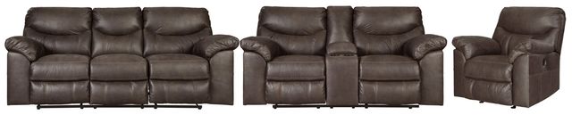 Signature Design by Ashley® Boxberg 3-Piece Teak Power Recline Living Room Set-0