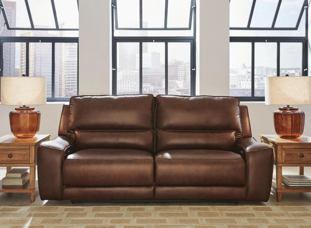 Signature Design by Ashley® Silverbrooke Canyon Power Reclining Sofa with Adjustable Headrest-2