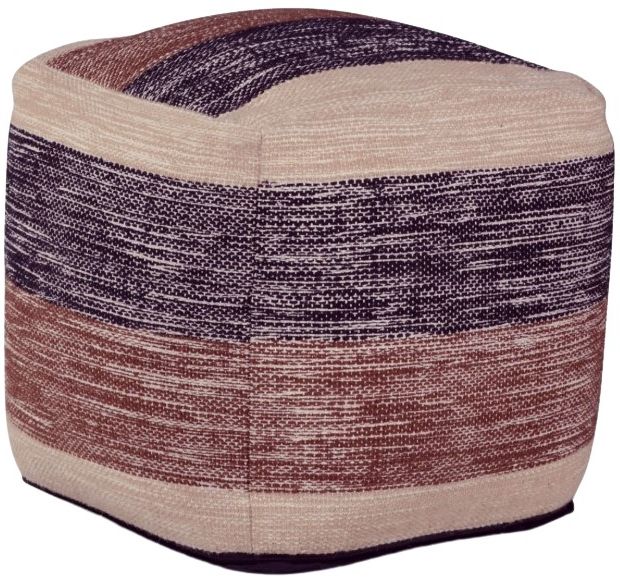 Steve Silver Co. Jamal Tri-Colored Pouf-0