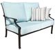 CabanaCoast® Customizable Verona Aluminum Outdoor Loveseat-0