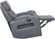 Primo™ International Heritage Colton Leather-Match Charcoal Manual Swivel Glider Recliner-5