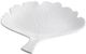 A & B Home White Ginkgo Leaf Decorative Plate-0
