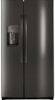 GE Profile™ 25.3 Cu. Ft. Black Stainless Steel Side-by-Side Refrigerator-0