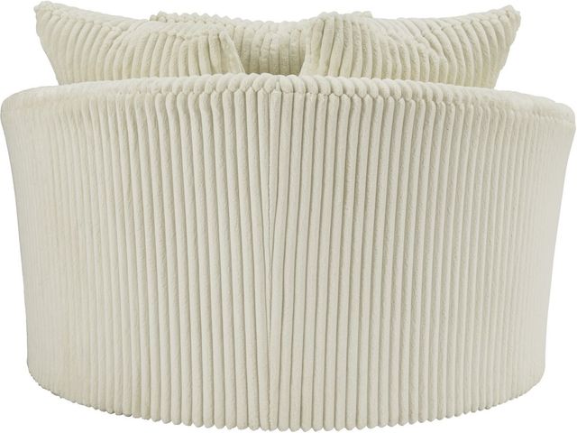 Signature Design by Ashley® Lindyn Ivory Oversized Swivel Accent Chair-1