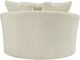 Signature Design by Ashley® Lindyn Ivory Oversized Swivel Accent Chair-1