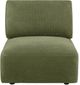 Coaster® Elysia Chenille Green Upholstered Modular Armless Chair-3