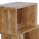 A & B Home Armond Zigzag Stacked Brown Bookshelf -2