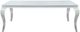 Coaster® Carone White Glass Top 81" Dining Table with Chrome Legs-1
