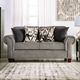 Furniture of America® Delgada 2-Piece Graphite Sofa Set-2