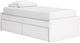 Signature Design by Ashley® Onita White Twin Platform Storage Bed-0