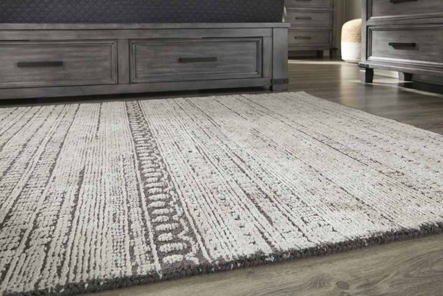 Signature Design by Ashley® Wimgrove Taupe/Charcoal 5' x 7' Medium Area Rug-1
