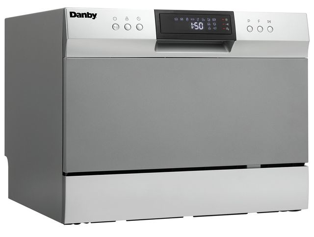 Danby® 22" Stainless Steel Countertop Dishwasher-2