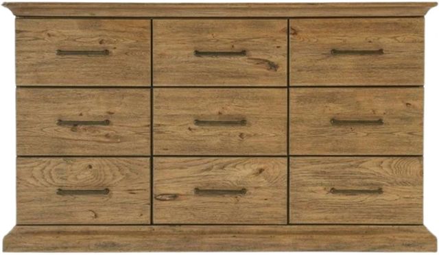 Hooker® Furniture Big Sky Vintage Natural 9-Drawer Dresser-2