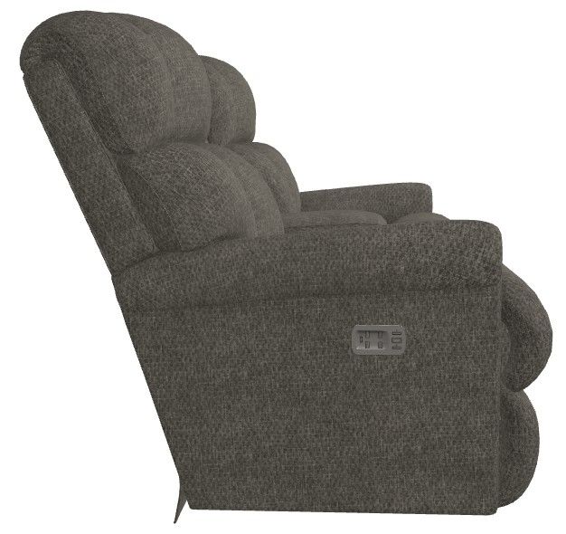 La-Z-Boy® Pinnacle Graphite Power Wall Reclining Loveseat with Console, Headrest, and Lumbar-2