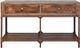 International Furniture Direct Urban Gold Brown Sofa Table-0