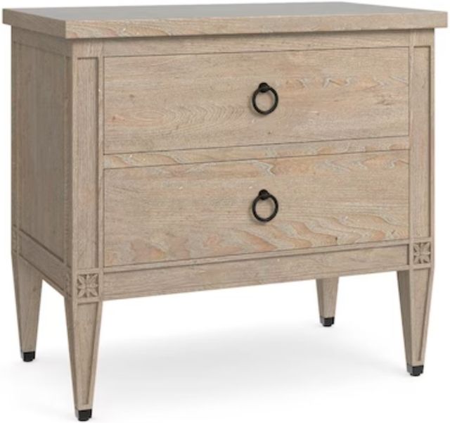 Bassett® Furniture Charlotte Washed Elm Nightstand-0