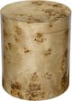 A & B Home Brown Cylinder Side Table-0
